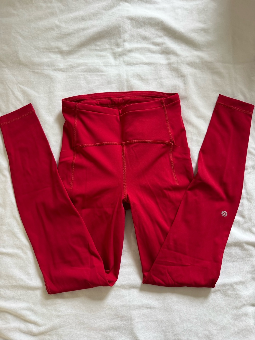 Lululemon Fast and Free High-Rise leggings size 4 red - Picture 4 of 8